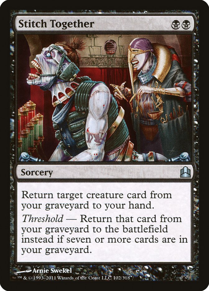 Stitch Together [Commander 2011] MTG Single Magic: The Gathering | Red Claw Gaming