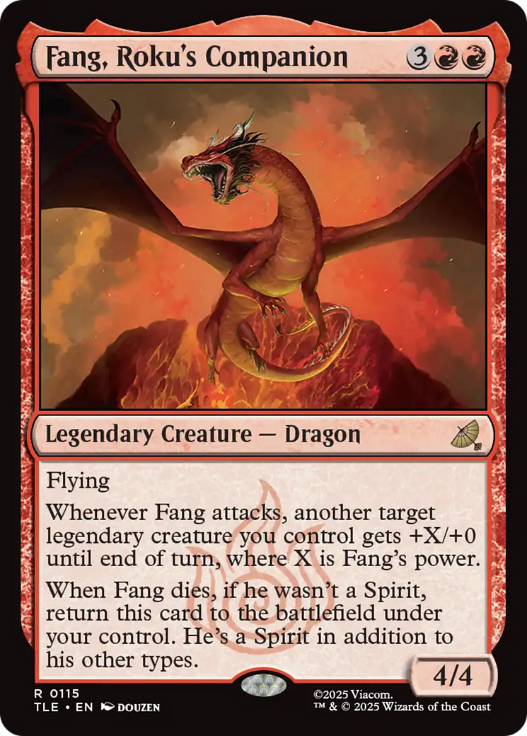 Fang, Roku's Companion [Avatar: The Last Airbender: Eternal-Legal] MTG Single Magic: The Gathering | Red Claw Gaming