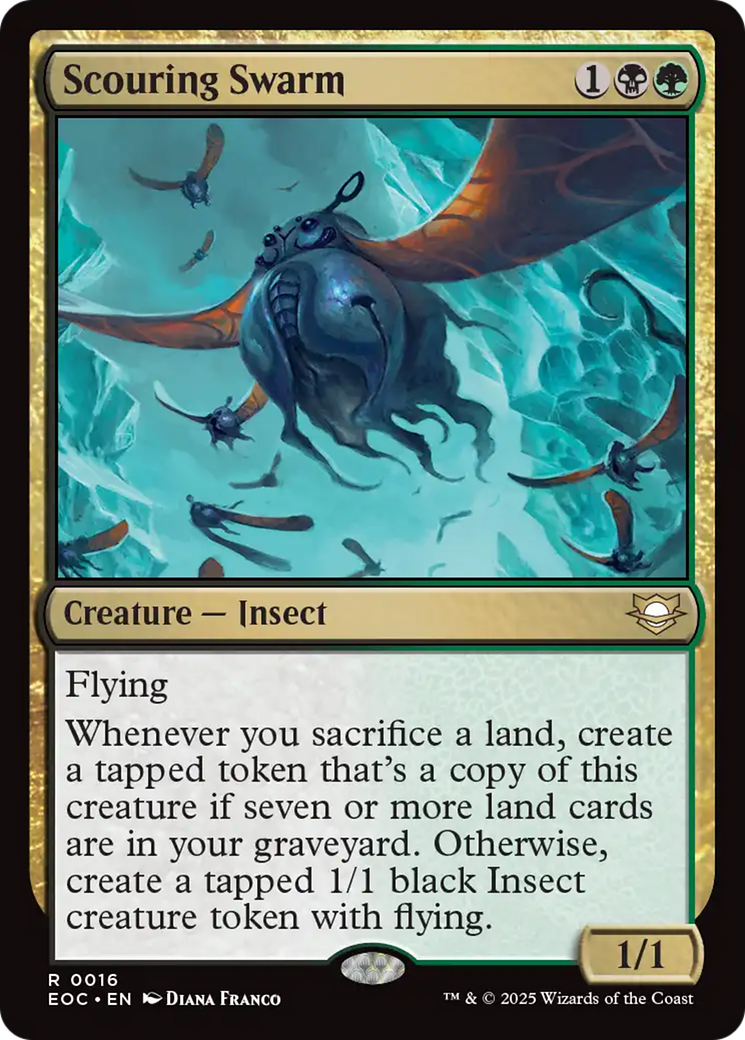 Scouring Swarm [Edge of Eternities Commander] MTG Single Magic: The Gathering | Red Claw Gaming