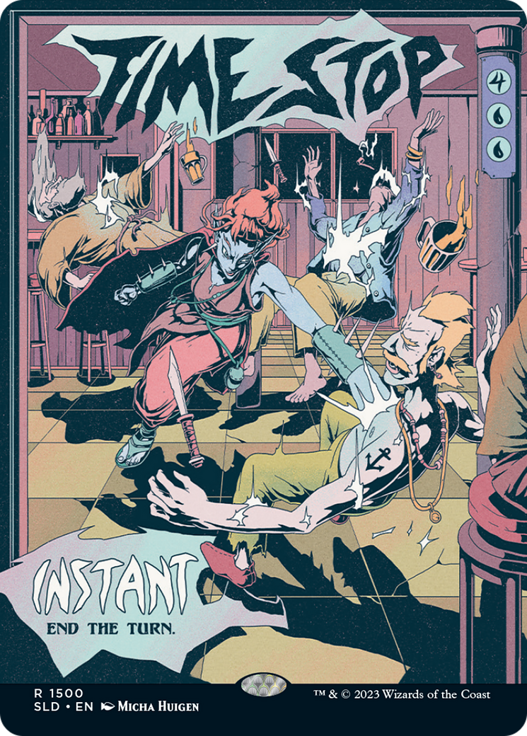 Time Stop (Rainbow Foil) [Secret Lair Drop Series] MTG Single Magic: The Gathering | Red Claw Gaming