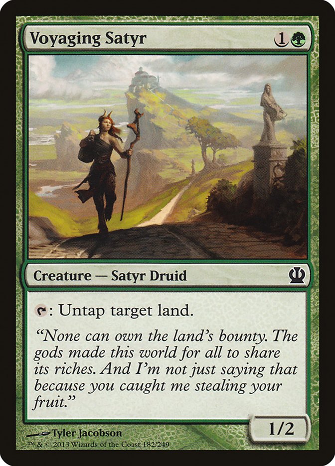 Voyaging Satyr [Theros] MTG Single Magic: The Gathering | Red Claw Gaming