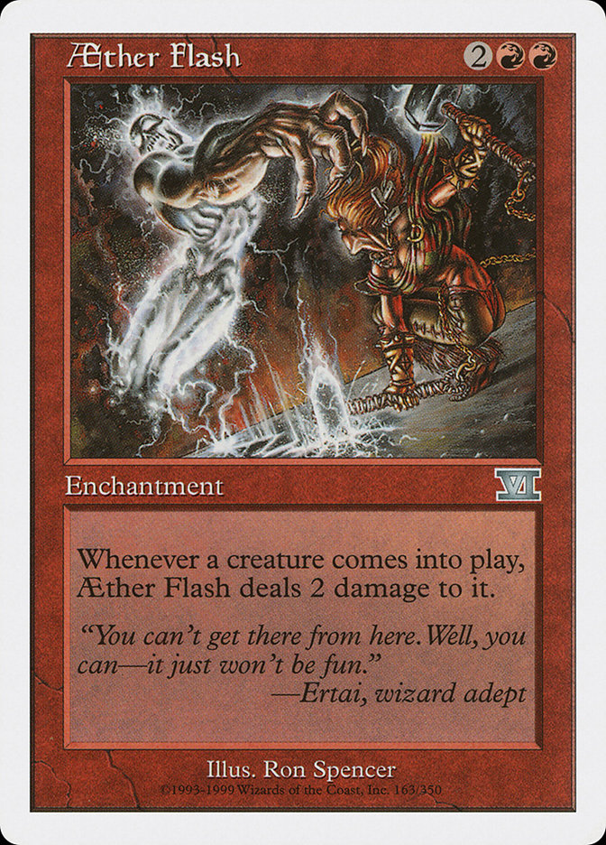 Aether Flash [Classic Sixth Edition] MTG Single Magic: The Gathering | Red Claw Gaming
