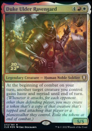 Duke Ulder Ravengard [Commander Legends: Battle for Baldur's Gate Prerelease Promos] MTG Single Magic: The Gathering | Red Claw Gaming