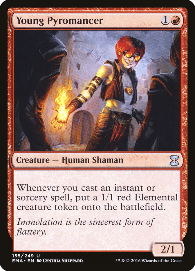 Young Pyromancer [Eternal Masters] MTG Single Magic: The Gathering | Red Claw Gaming
