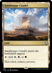 Sandsteppe Citadel [Phyrexia: All Will Be One Commander] MTG Single Magic: The Gathering    | Red Claw Gaming