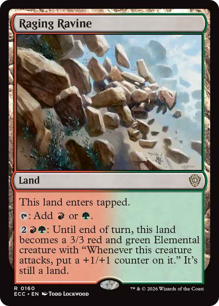 Raging Ravine [Lorwyn Eclipsed Commander] MTG Single Magic: The Gathering | Red Claw Gaming