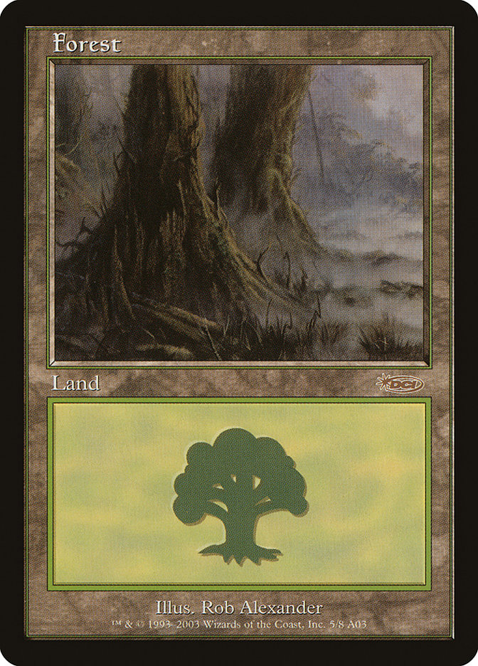 Forest (5) [Arena League 2003] MTG Single Magic: The Gathering | Red Claw Gaming