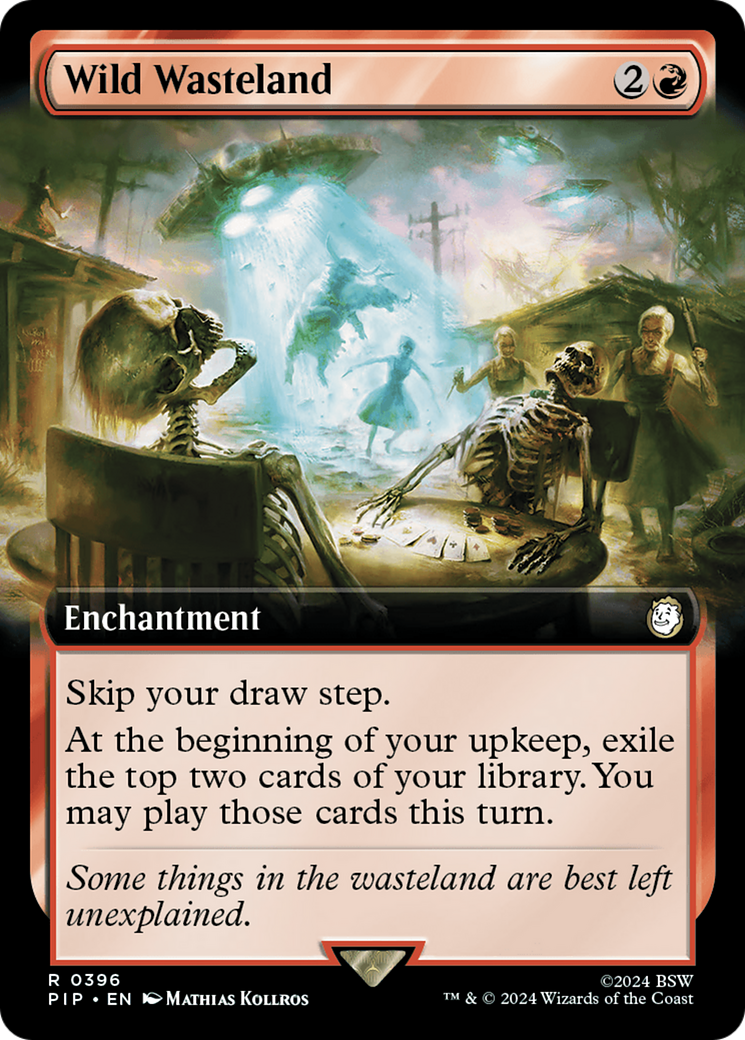 Wild Wasteland (Extended Art) [Fallout] MTG Single Magic: The Gathering | Red Claw Gaming