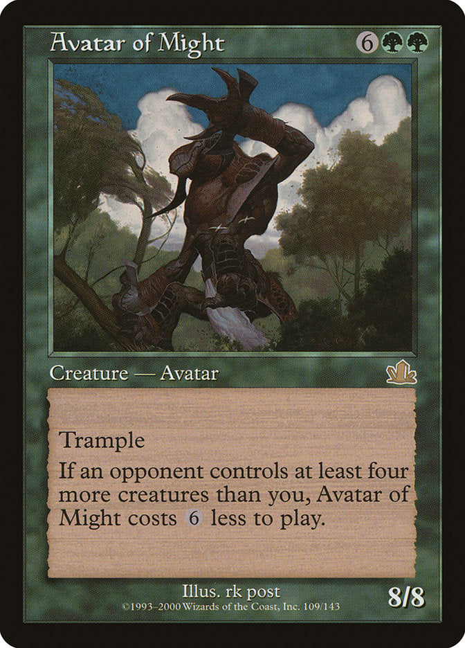 Avatar of Might [Prophecy] MTG Single Magic: The Gathering | Red Claw Gaming