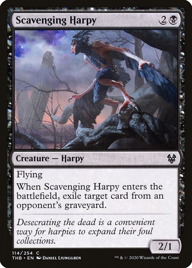 Scavenging Harpy [Theros Beyond Death] MTG Single Magic: The Gathering | Red Claw Gaming