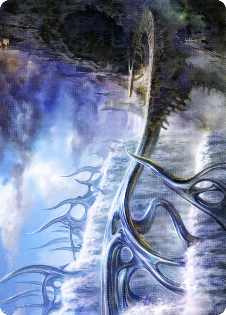 Mistvault Bridge Art Card [Modern Horizons 2 Art Series] MTG Single Magic: The Gathering    | Red Claw Gaming