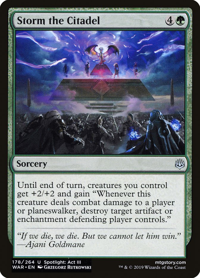 Storm the Citadel [War of the Spark] MTG Single Magic: The Gathering | Red Claw Gaming