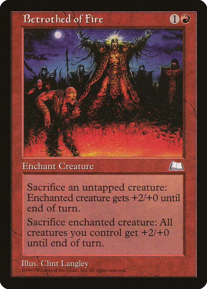 Betrothed of Fire [Weatherlight] MTG Single Magic: The Gathering | Red Claw Gaming