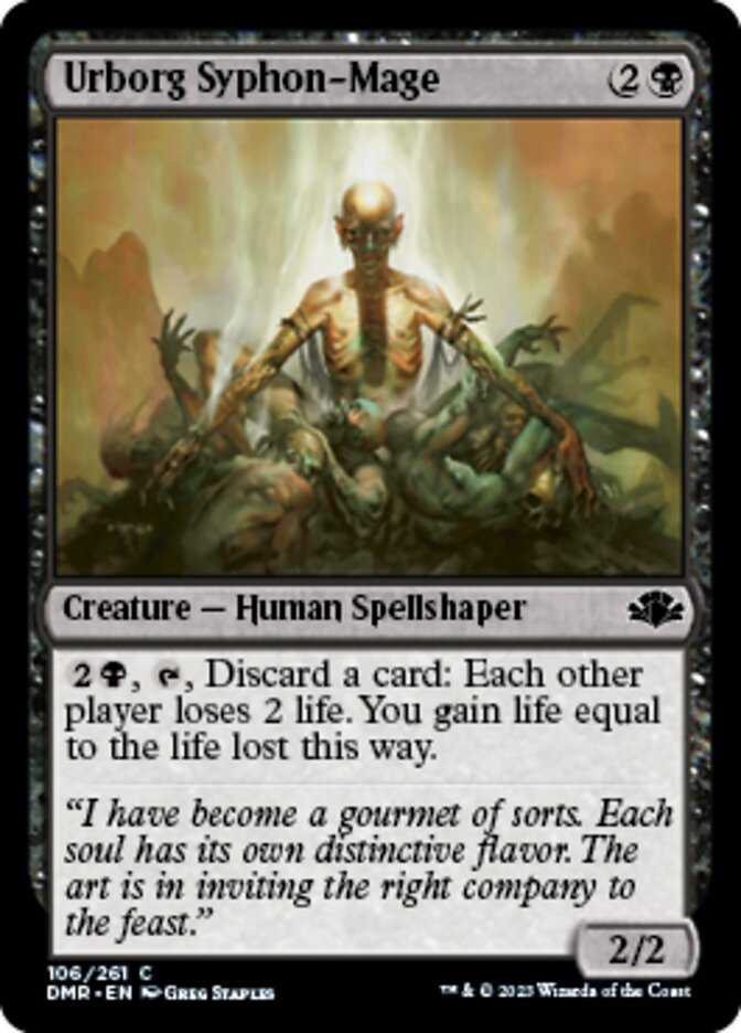 Urborg Syphon-Mage [Dominaria Remastered] MTG Single Magic: The Gathering | Red Claw Gaming