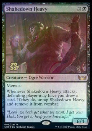 Shakedown Heavy [Streets of New Capenna Prerelease Promos] MTG Single Magic: The Gathering | Red Claw Gaming