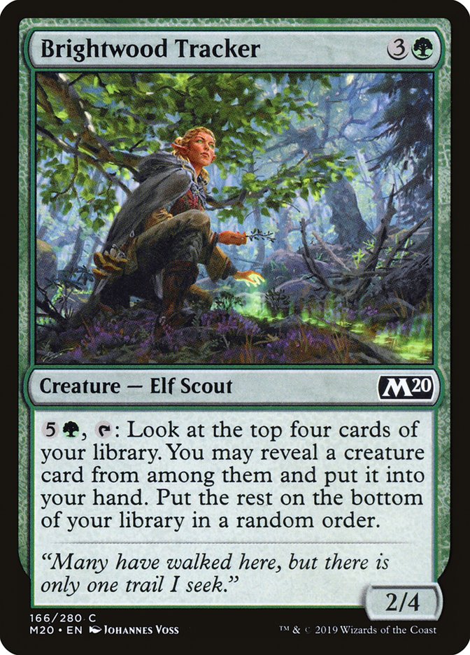 Brightwood Tracker [Core Set 2020] MTG Single Magic: The Gathering | Red Claw Gaming