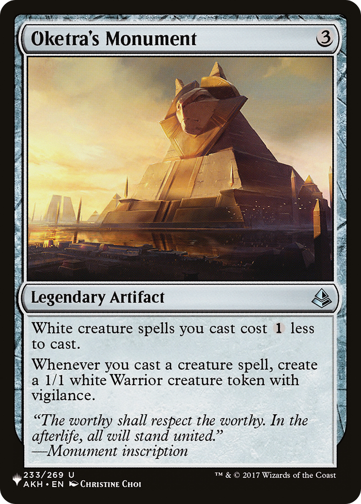 Oketra's Monument [Secret Lair: Angels] MTG Single Magic: The Gathering | Red Claw Gaming