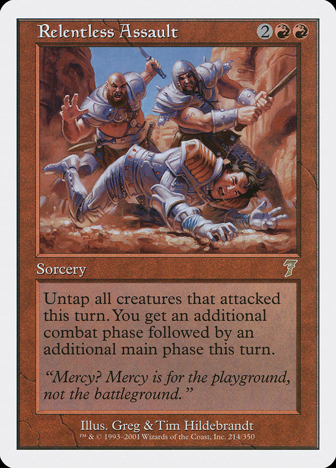 Relentless Assault [Seventh Edition] MTG Single Magic: The Gathering | Red Claw Gaming