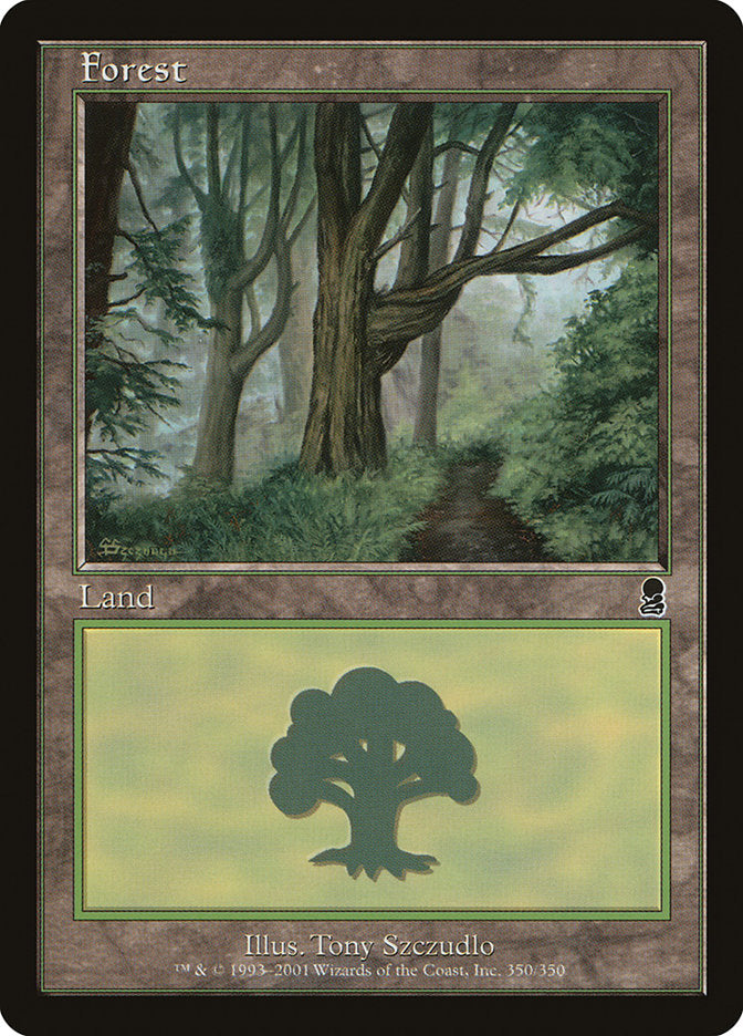 Forest (350) [Odyssey] MTG Single Magic: The Gathering | Red Claw Gaming