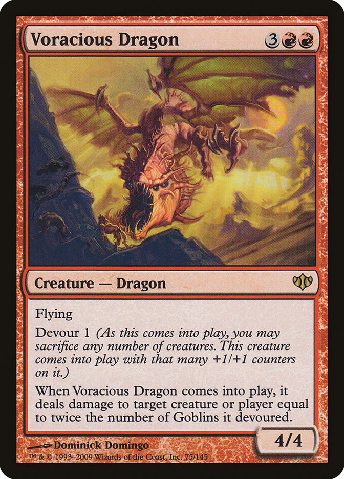 Voracious Dragon [Conflux] MTG Single Magic: The Gathering | Red Claw Gaming