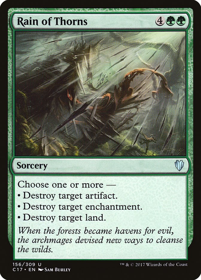 Rain of Thorns [Commander 2017] MTG Single Magic: The Gathering | Red Claw Gaming