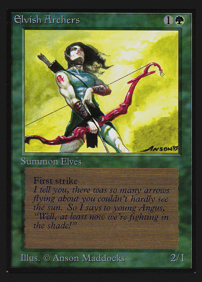 Elvish Archers [Collectors' Edition] MTG Single Magic: The Gathering | Red Claw Gaming