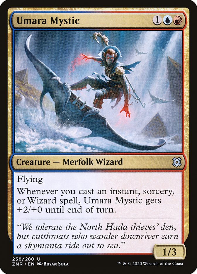 Umara Mystic [Zendikar Rising] MTG Single Magic: The Gathering | Red Claw Gaming