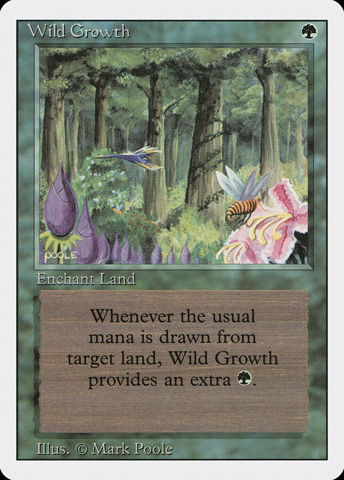Wild Growth [Revised Edition] MTG Single Magic: The Gathering | Red Claw Gaming
