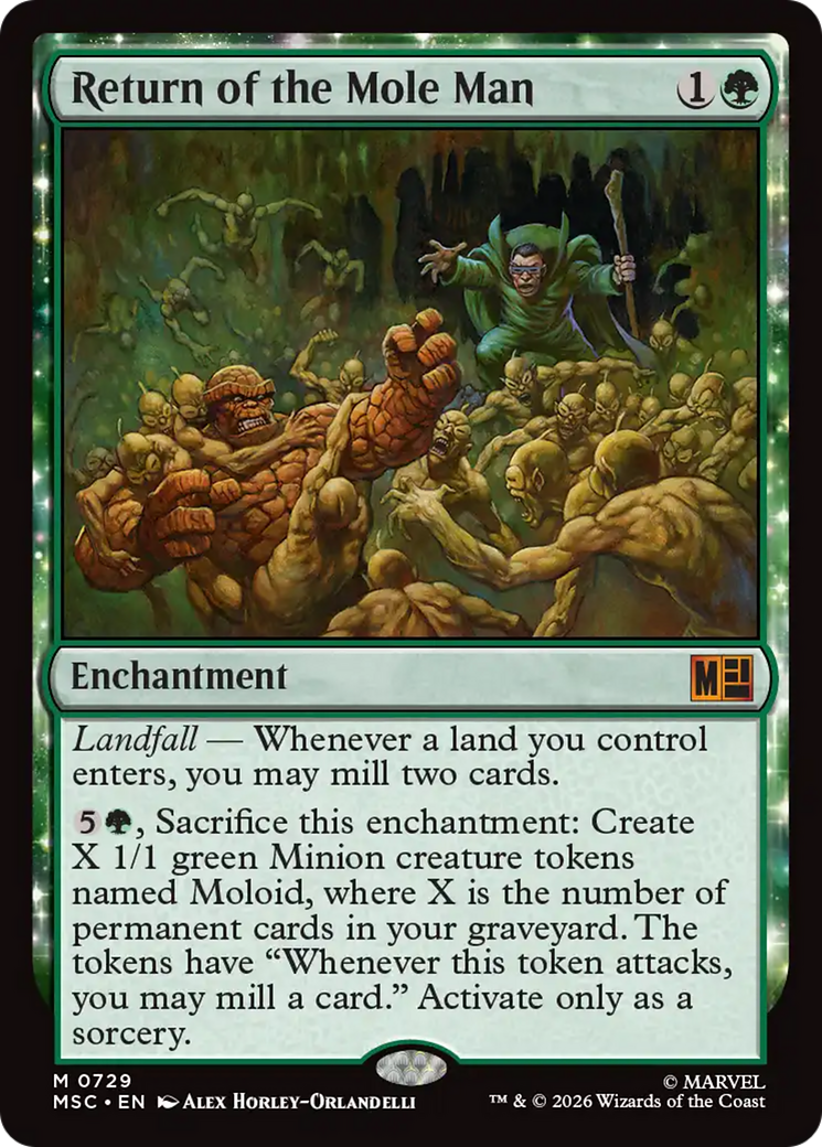 Return of the Mole Man [Marvel Super Heroes Commander] MTG Single Magic: The Gathering | Red Claw Gaming
