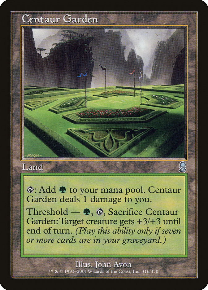 Centaur Garden [Odyssey] MTG Single Magic: The Gathering | Red Claw Gaming