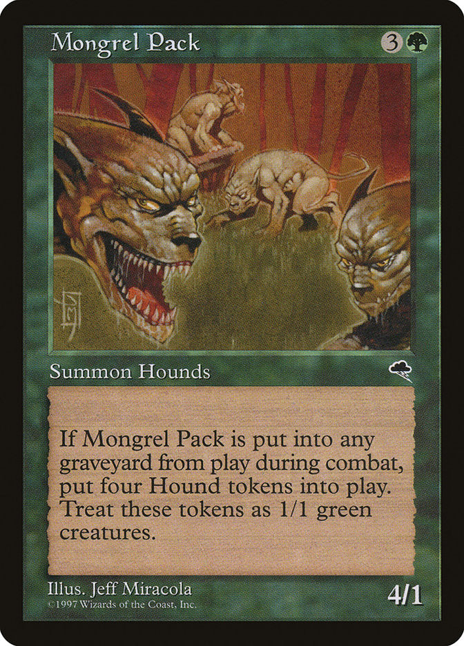 Mongrel Pack [Tempest] MTG Single Magic: The Gathering | Red Claw Gaming