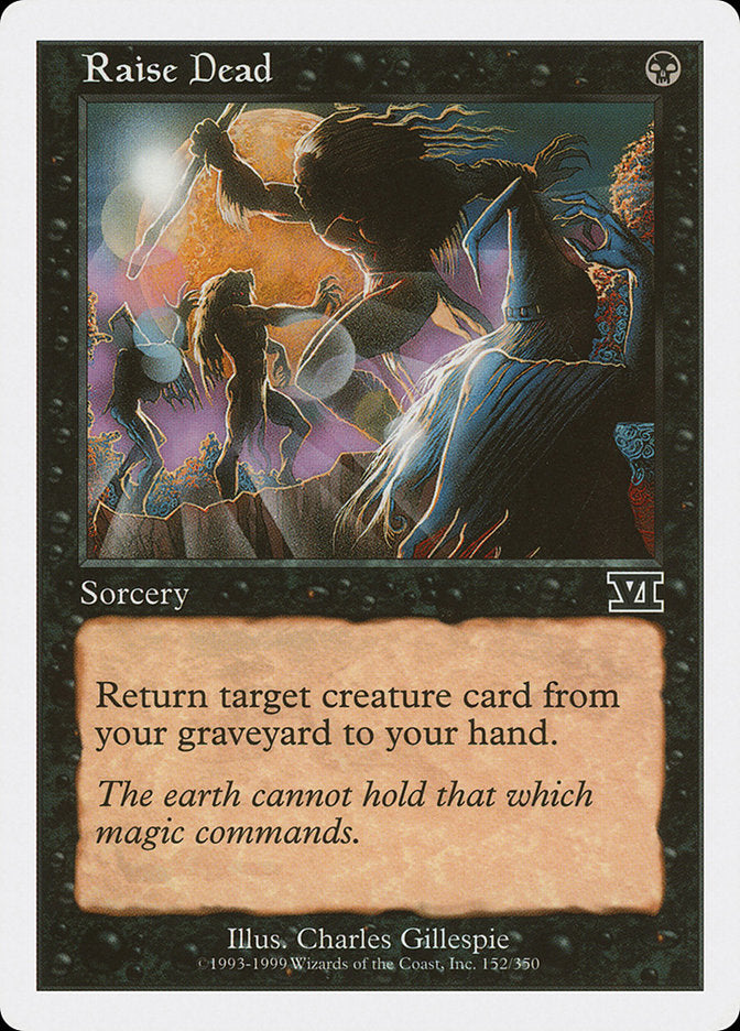 Raise Dead [Classic Sixth Edition] MTG Single Magic: The Gathering | Red Claw Gaming