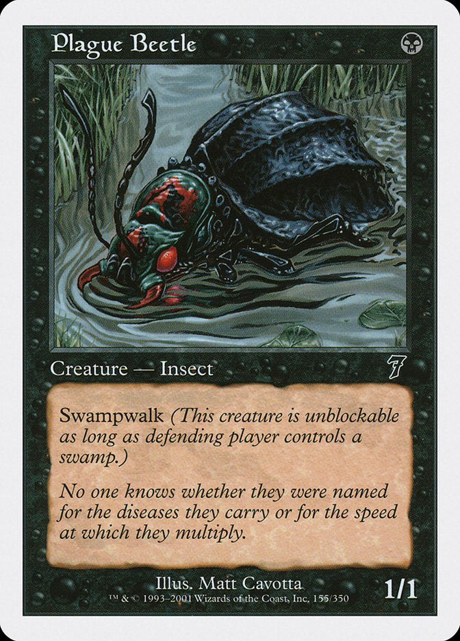Plague Beetle [Seventh Edition] MTG Single Magic: The Gathering | Red Claw Gaming