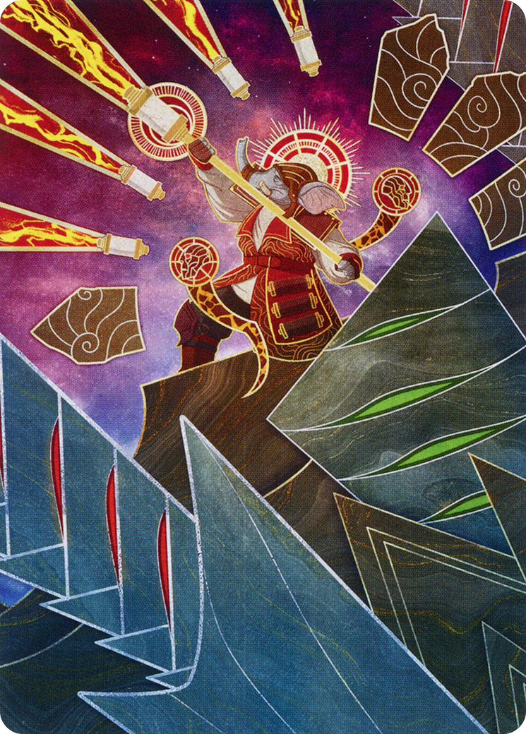 Quintorius, Loremaster Art Card (63) [March of the Machine Art Series] MTG Single Magic: The Gathering | Red Claw Gaming