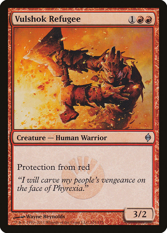 Vulshok Refugee [New Phyrexia] MTG Single Magic: The Gathering | Red Claw Gaming
