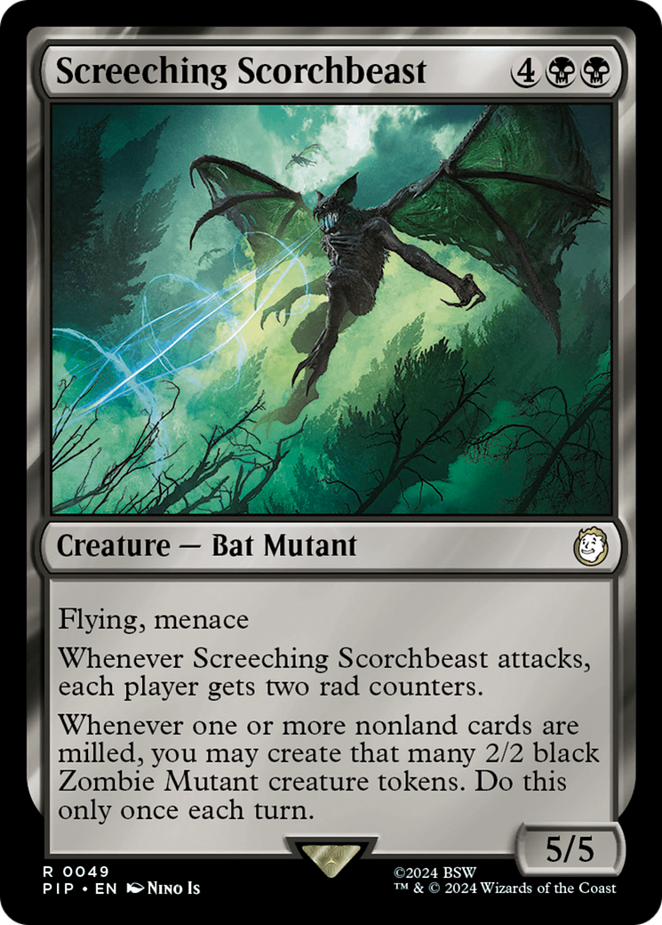 Screeching Scorchbeast [Fallout] MTG Single Magic: The Gathering | Red Claw Gaming