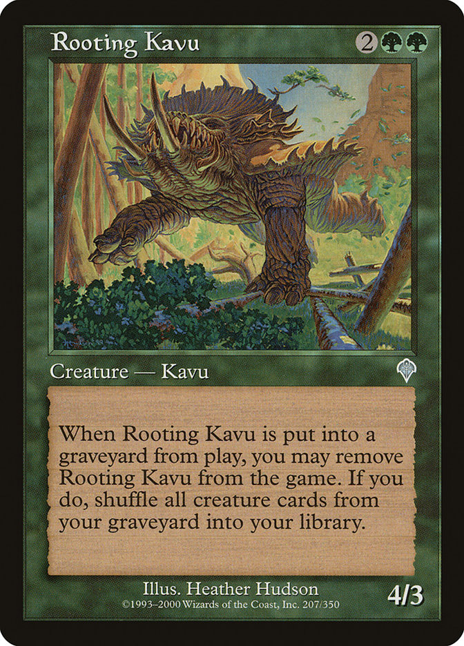 Rooting Kavu [Invasion] MTG Single Magic: The Gathering | Red Claw Gaming