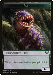 Pest (005) // Blood (017) Double-Sided Token [Challenger Decks 2022 Tokens] MTG Single Magic: The Gathering | Red Claw Gaming