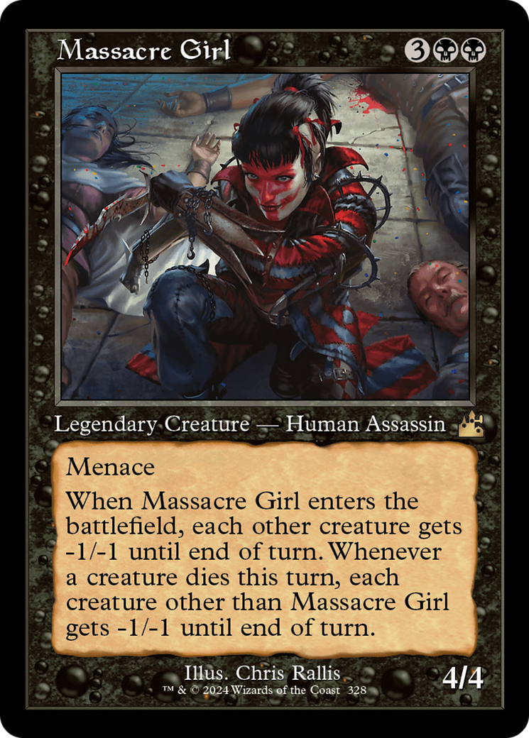 Massacre Girl (Retro) [Ravnica Remastered] MTG Single Magic: The Gathering | Red Claw Gaming
