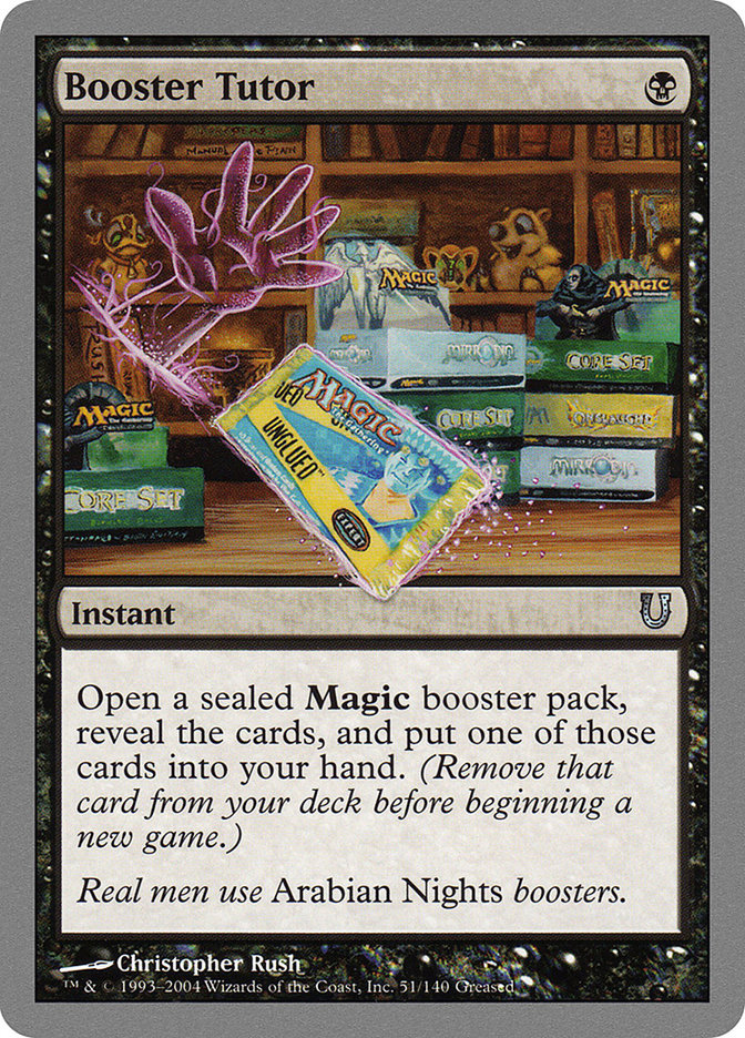 Booster Tutor [Unhinged] MTG Single Magic: The Gathering | Red Claw Gaming