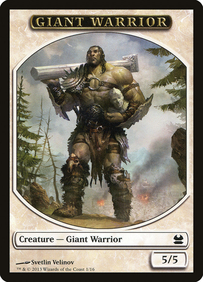 Giant Warrior Token [Modern Masters Tokens] MTG Single Magic: The Gathering | Red Claw Gaming