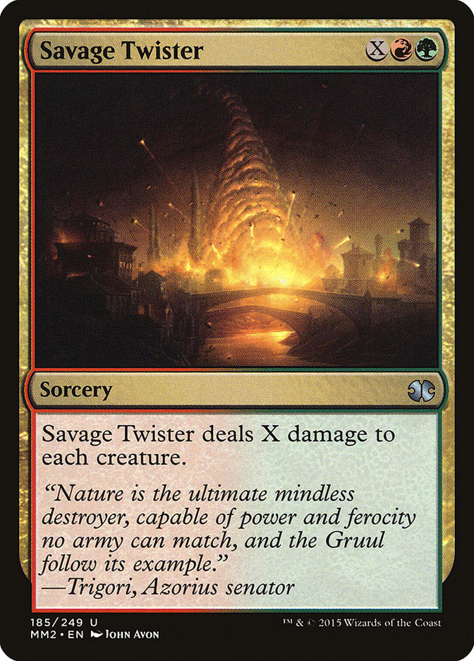 Savage Twister [Modern Masters 2015] MTG Single Magic: The Gathering | Red Claw Gaming