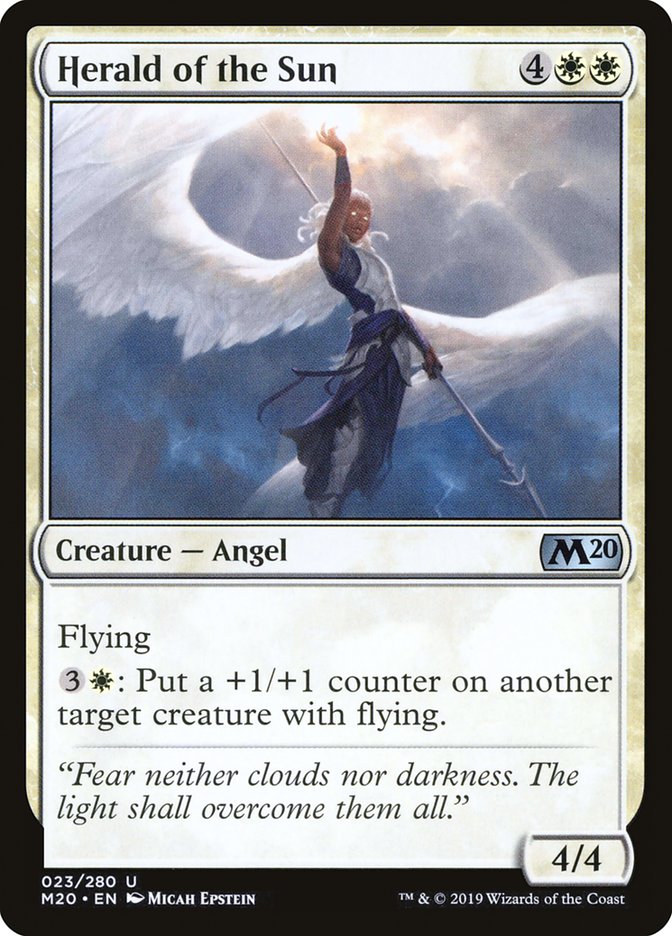 Herald of the Sun [Core Set 2020] MTG Single Magic: The Gathering | Red Claw Gaming