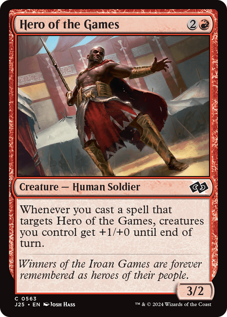 Hero of the Games [Foundations Jumpstart] MTG Single Magic: The Gathering | Red Claw Gaming