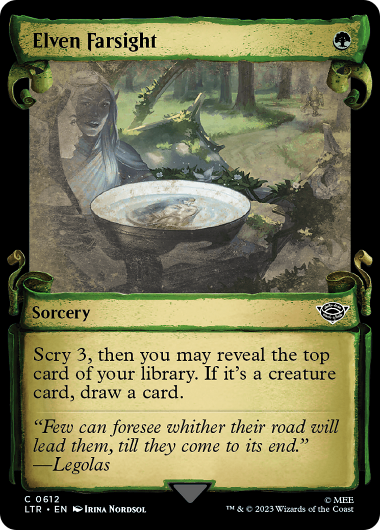 Elven Farsight [The Lord of the Rings: Tales of Middle-Earth Showcase Scrolls] MTG Single Magic: The Gathering | Red Claw Gaming
