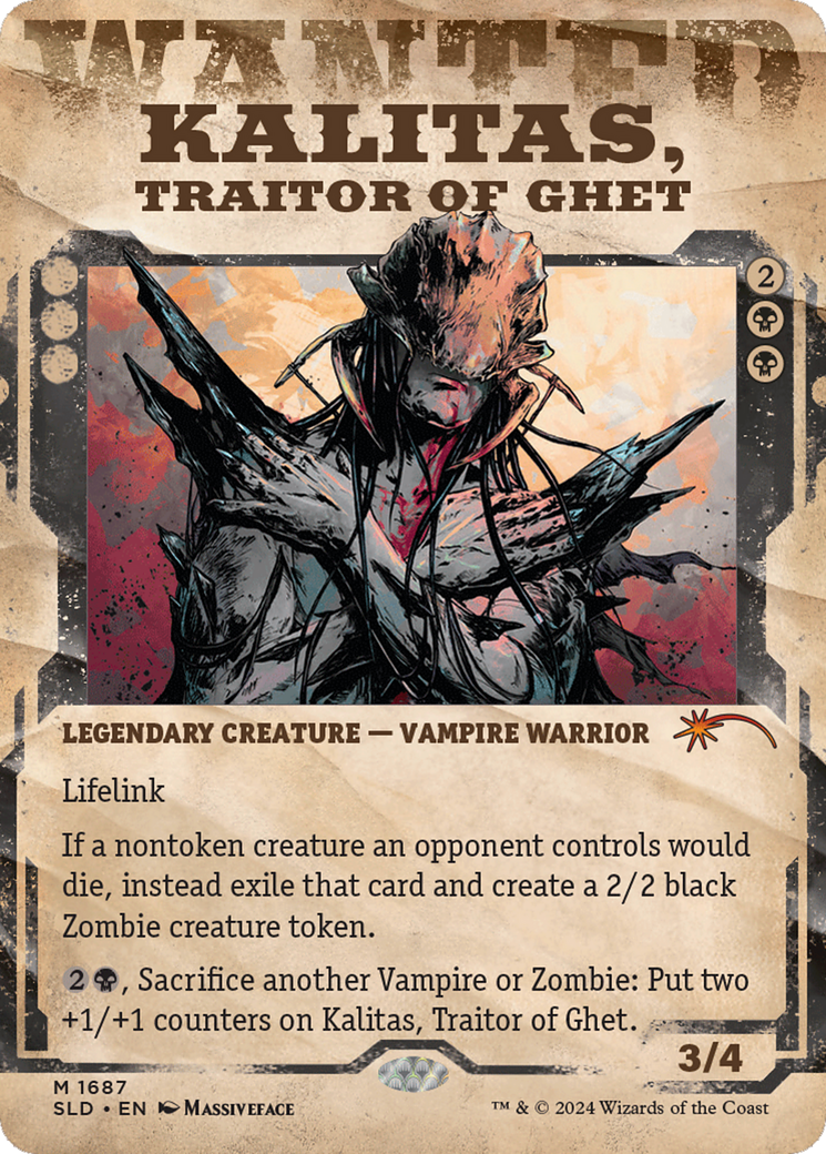 Kalitas, Traitor of Ghet [Secret Lair Drop Series] MTG Single Magic: The Gathering | Red Claw Gaming