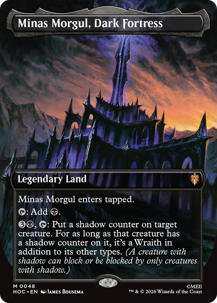 Minas Morgul, Dark Fortress (Borderless) [The Hobbit: Eternal-Legal] | Red Claw Gaming