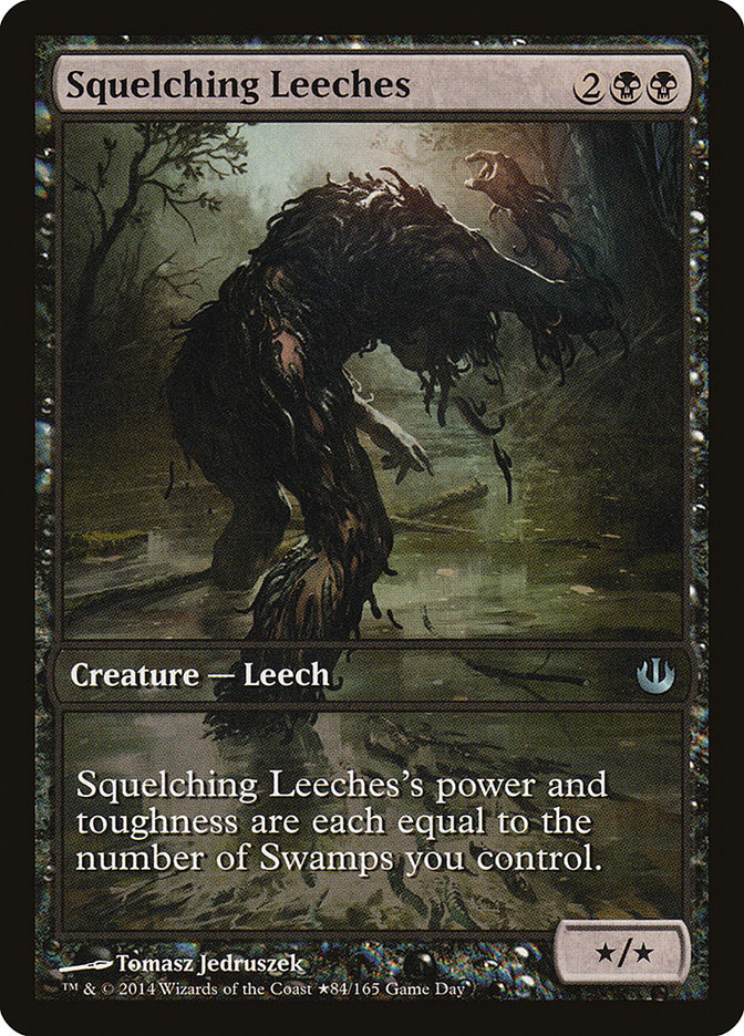 Squelching Leeches (Game Day) [Journey into Nyx Promos] MTG Single Magic: The Gathering | Red Claw Gaming