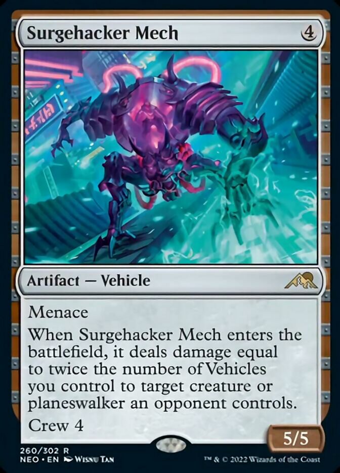 Surgehacker Mech [Kamigawa: Neon Dynasty] MTG Single Magic: The Gathering    | Red Claw Gaming