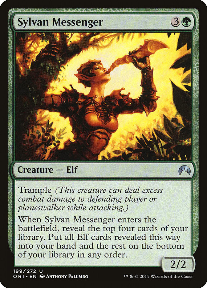 Sylvan Messenger [Magic Origins] MTG Single Magic: The Gathering | Red Claw Gaming